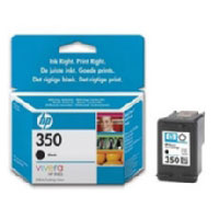 HP 350 Black Ink Cart + Vivera Inks (CB335EE#231)